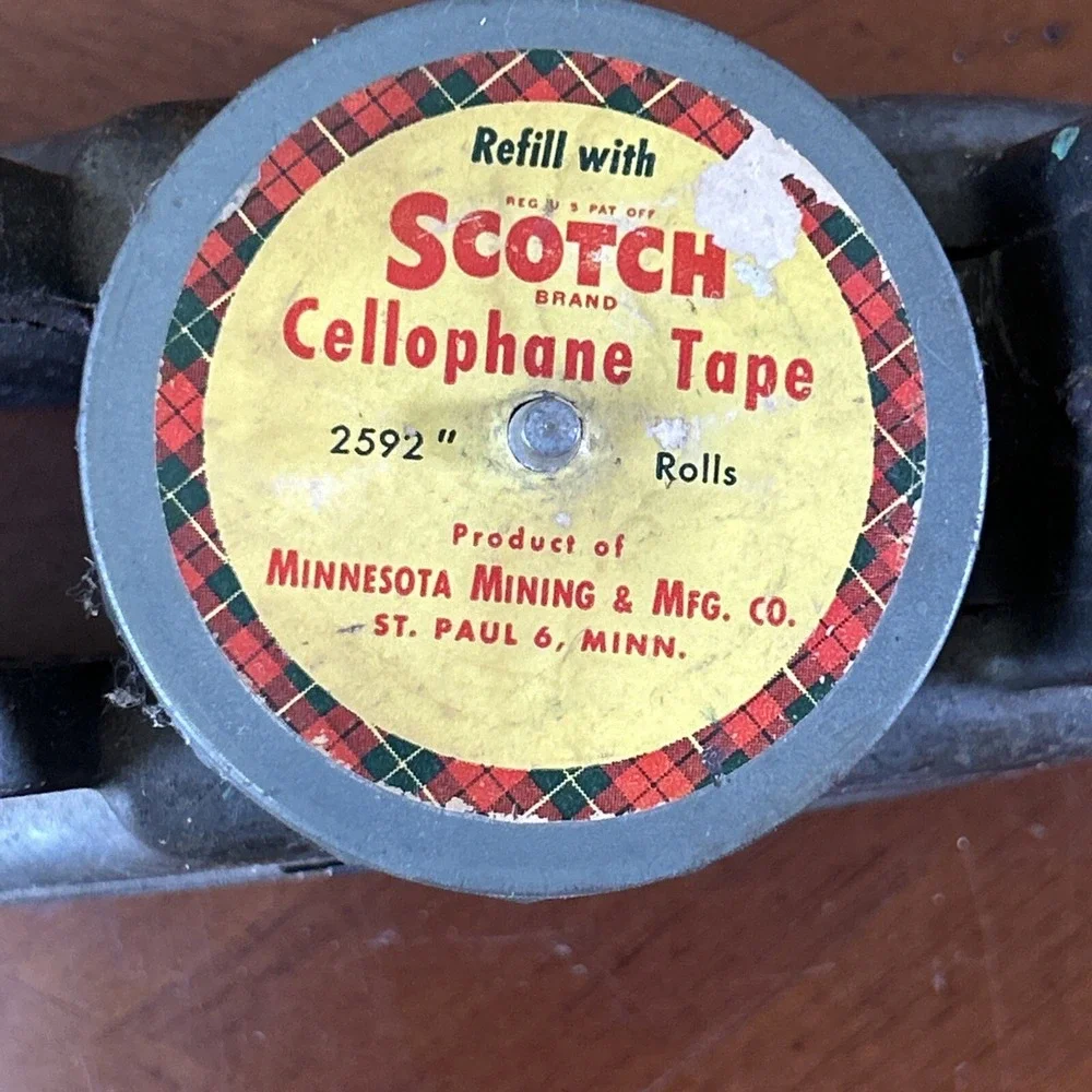 Vintage Industrial Scotch 3M Metal Multi Roll Tape Dispenser C-23 USA